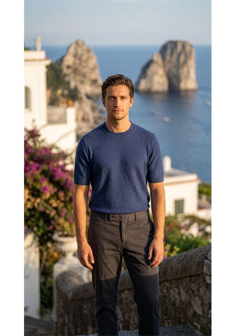 PT Torino Edge Rebel Fit grey cotton stretch chino trousers NK30 PT TORINO |  | CO-RTZ1Z00FWDY252